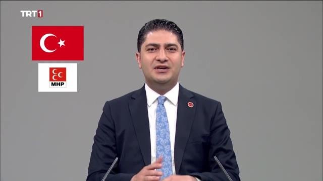 MHP Genel Başkan Yardımcısı İsmail Özdemir, TRT’de partisi adına yaptığı