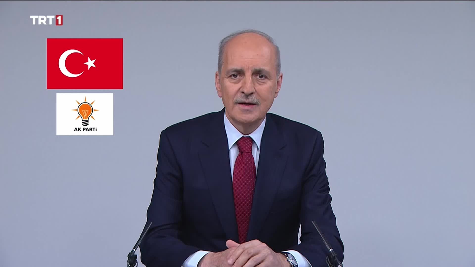 AKP Genel Başkanvekili Numan Kurtulmuş, TRT’de partisi adına yaptığı konuşmada,