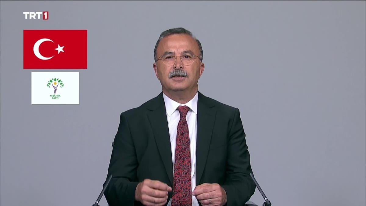 Yeşil Sol Partisi Eş Sözcüsü İbrahim Akın, TRT’de partisi adına
