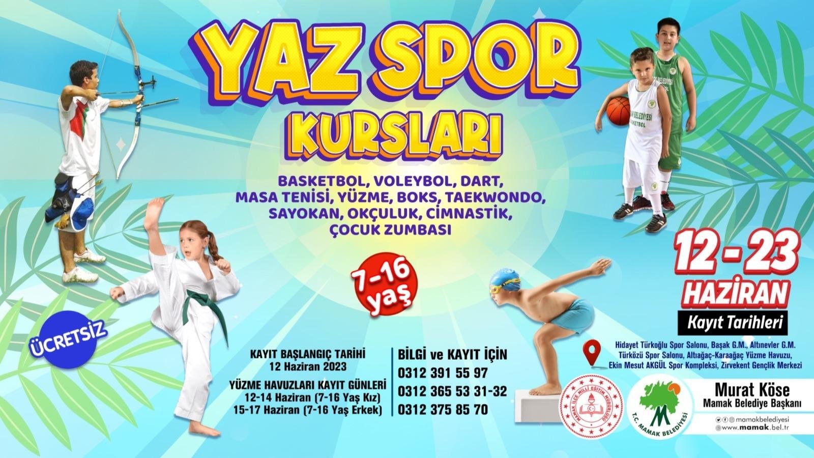 11 dalda açılacak kurslara çocuklarını yazdırmak isteyen aileler, başvuru noktalarına