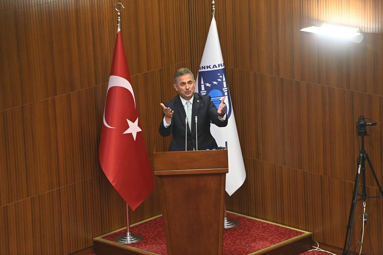 Ankara Büyükşehir Belediyesi Haziran Ayı Meclis Toplantısı 1. Birleşimi Başkan