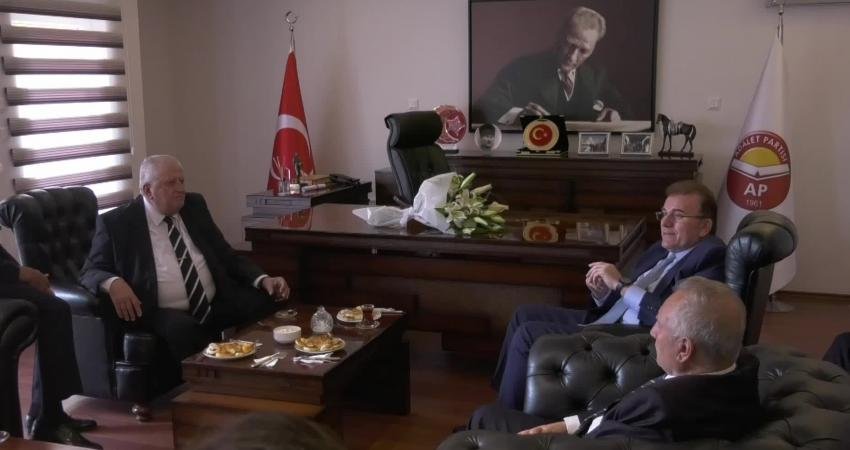Adalet Partisi Genel Başkanı Dr. Vecdet Öz ve Doğru Parti