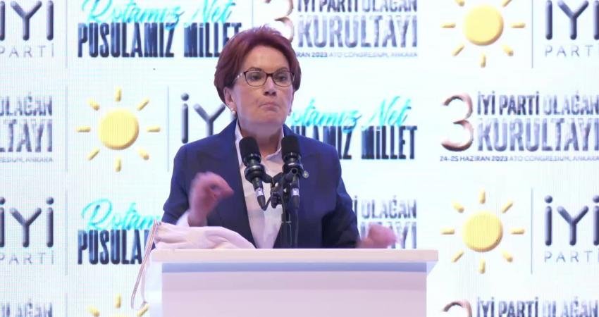 İYİ Parti’nin 3. Olağan Kurultayı’nda 1151 oyun 1127’sini alan Meral