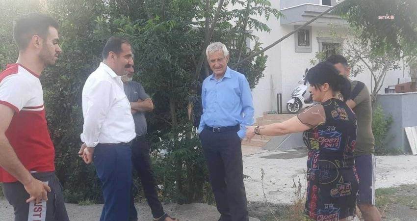 Arsuz Belediye Başkanı Asaf Güven, ilçe genelindeki incelemelerine ve mahalle