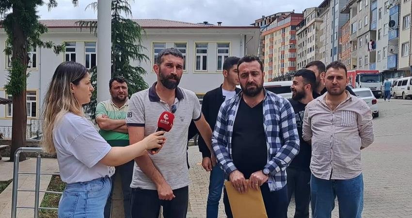Artvin’in Hopa ilçesinde vatandaşlar, Cankurtaran mevkiinin Orman İşletme Müdürlüğü tarafından