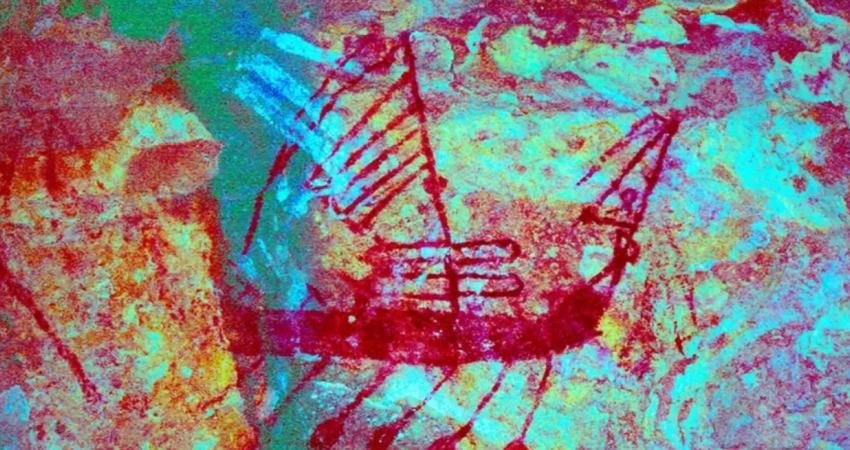 Avusturalya yerlilerinin kayalara çizdiği gemi resimlerinin sır perdesi, 50 yıl