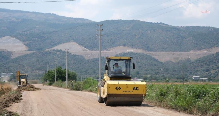 Aydın Büyükşehir Belediyesi, il genelinde yol yapım ve yenileme çalışmalarına