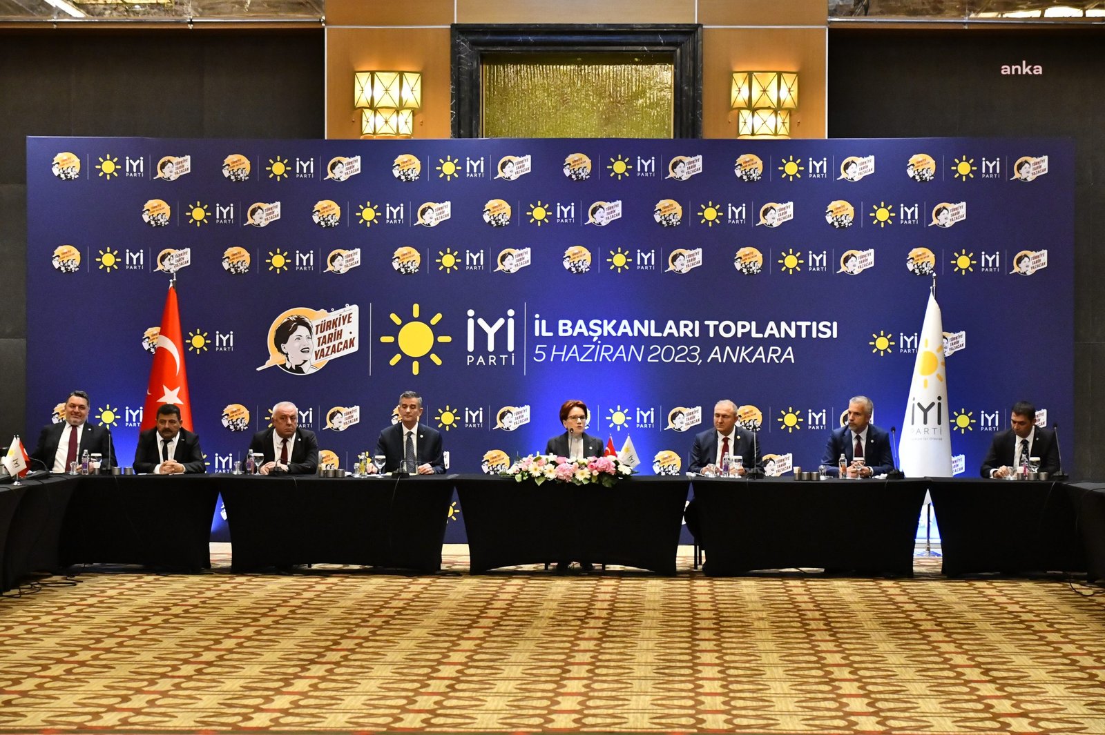 İYİ Parti Genel Başkanı Meral Akşener, bugün Ankara’da bir otelde