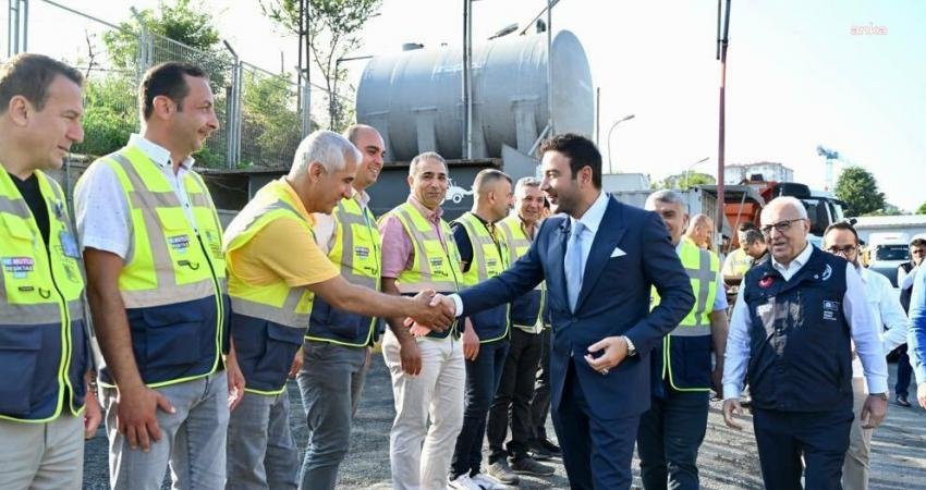 Beşiktaş Belediye Başkanı Rıza Akpolat, çalışma arkadaşlarını ziyaret ederek, Kurban