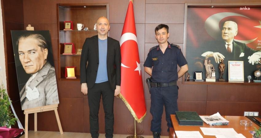 Söke İl Jandarma Komutanlığı'nda görevli Binbaşı Salih Devrim, yeni görev