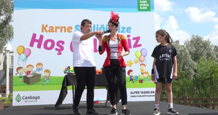 Çankaya Belediyesi, 2022-2023 eğitim öğretim dönemini tamamlayarak yaz tatiline giren