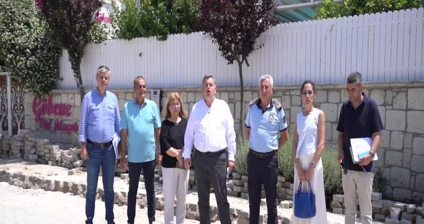 Çeşme Belediye Başkanı M. Ekrem Oran, Gediz Elektrik A.Ş tarafından