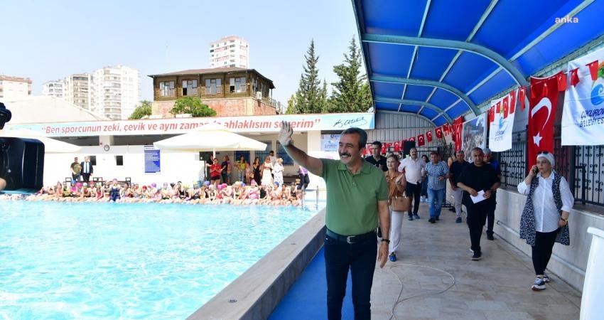 Çukurova Belediyesi tarafından düzenlenen yüzme kursları başladı. Hayalpark yüzme havuzunda