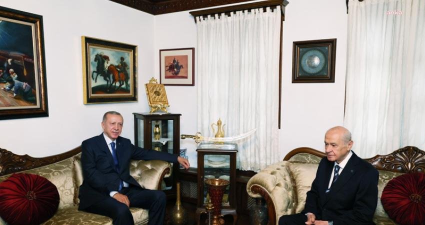 Cumhurbaşkanı Recep Tayyip Erdoğan, bugün MHP Genel Başkanı Devlet Bahçeli’yi