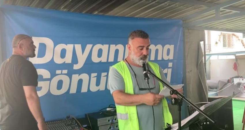 Dayanışma Gönüllüleri, Temel İhtiyaçların Giderilmesi İçin Hatay’da 450 Metrekarelik Yaşam Alanı Kurdu… Bülent Serttaş: “Sizleri Yalnız Bırakmadık, Bırakmayacağız” Dayanışma Gönüllüleri, Hatay İskenderun ve Defne’de depremzedeler için temel ihtiyaçların