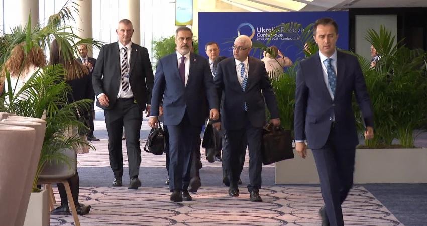 Dışişleri Bakanı Hakan Fidan, Ukrayna İyileştirme Konferansı’na katılmak üzere gittiği