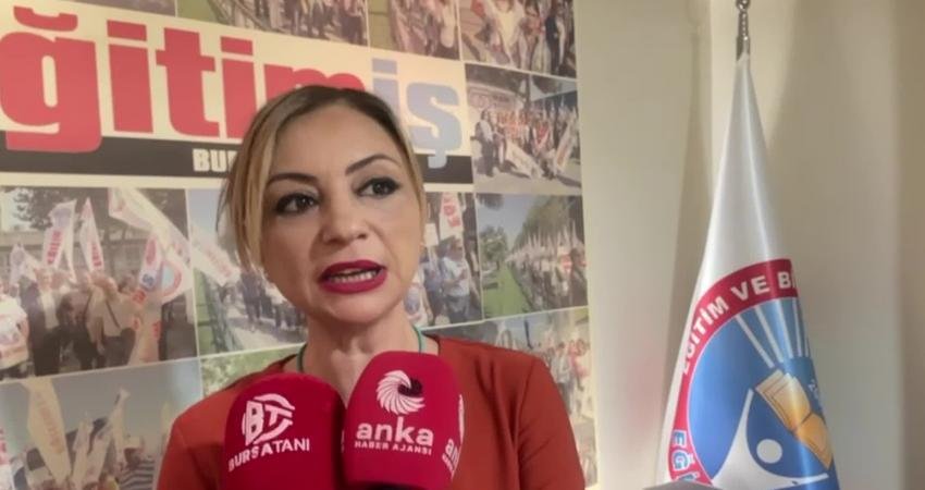 Eğitim-İş Bursa Şubesi Başkanı Yeliz Toy, din adamlarının ‘manevi danışman’