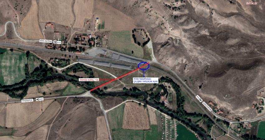 Eskişehir Büyükşehir Belediyesi (EBB), Eskişehir-Konya hattı Kızılinler-Gökçekısık istasyonları arasında bulunan