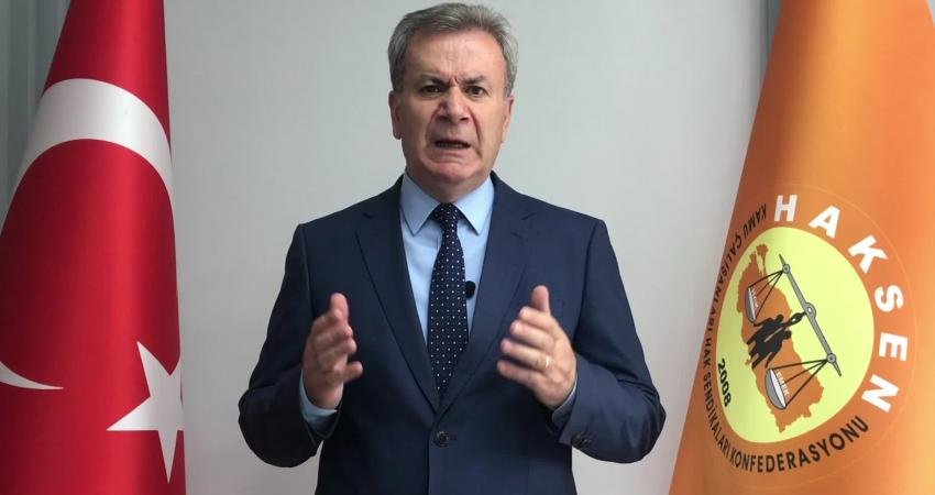 Kamu Çalışanları Hak Sendikaları Konfederasyonu (HAKSEN) Genel Başkanı Ayhan Çivi,