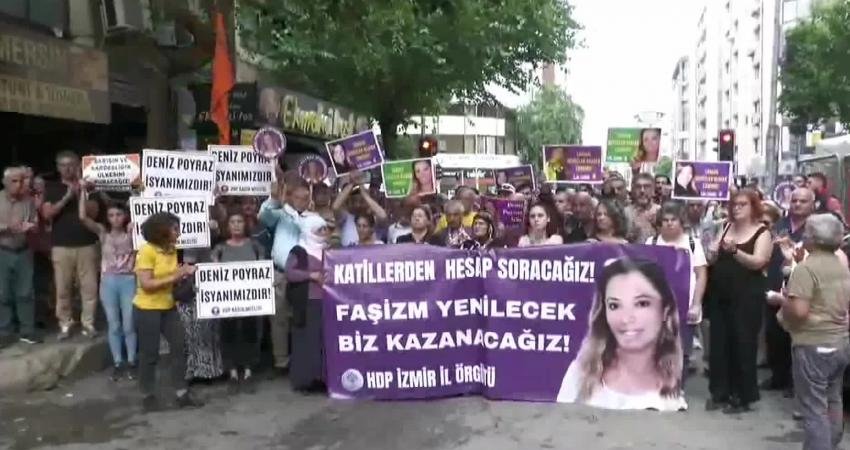 Halkların Demokratik Partisi (HDP) İzmir il binasında 17 Haziran 2021