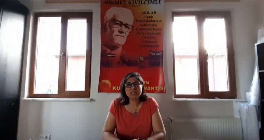 Halkın Kurtuluş Partisi (HKP), İstanbul Anadolu Adliyesi içerisinde 3 Temmuz'da