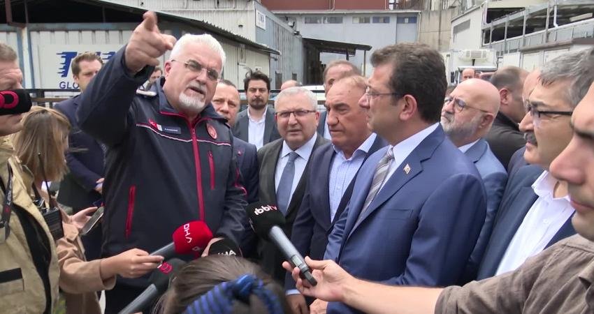 İstanbul Büyükşehir Belediye (İBB) Başkanı Ekrem İmamoğlu, Başakşehir İkitelli Organize