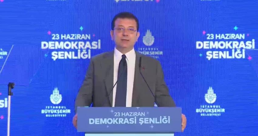 İstanbul Büyükşehir Belediye (İBB) Başkanı Ekrem İmamoğlu, belediye başkanlığının dördüncü