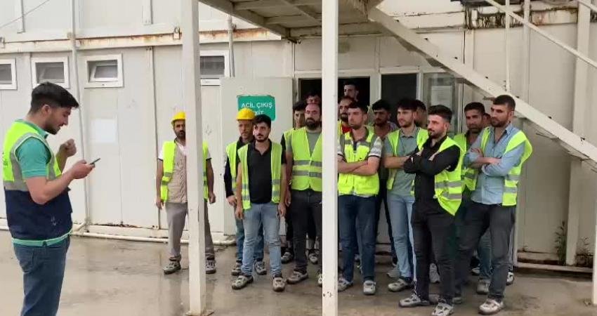 İzmir'in Bayraklı ilçesindeki şehir hastanesi inşaatında Elektromak Mühendislik bünyesinde çalışan