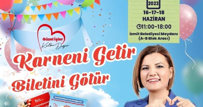 İzmit Belediyesi, ‘Karneni Getir, Biletini Götür’ kampanyasıyla 2022-2023 Eğitim-Öğretim dönemini
