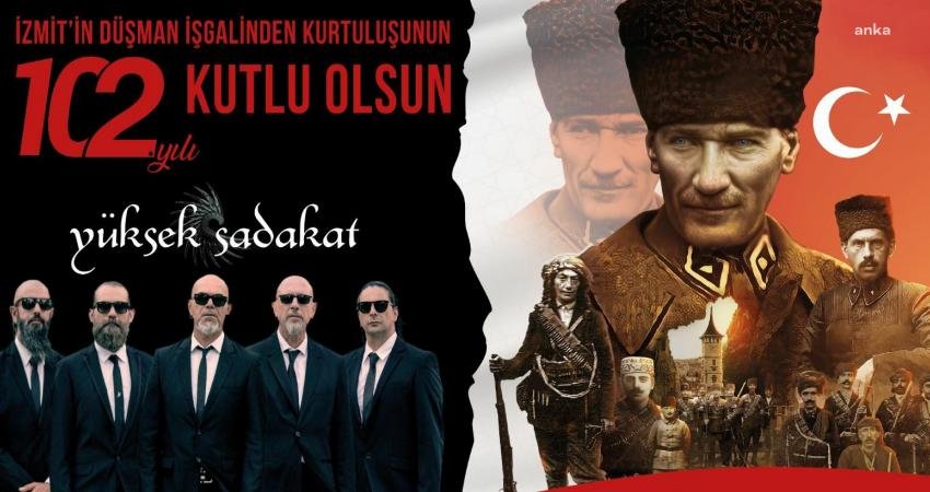 İzmit Belediyesi, kentin düşman işgalinden kurtuluşunun 102’nci yıl dönümünde Yüksek