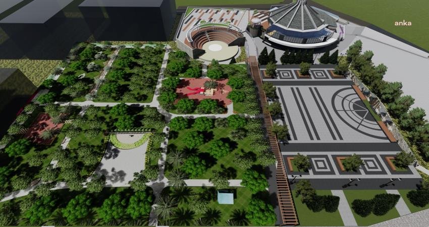 İzmir'in en işlek noktalarından biri olan Üçyol Uğur Mumcu Parkı,