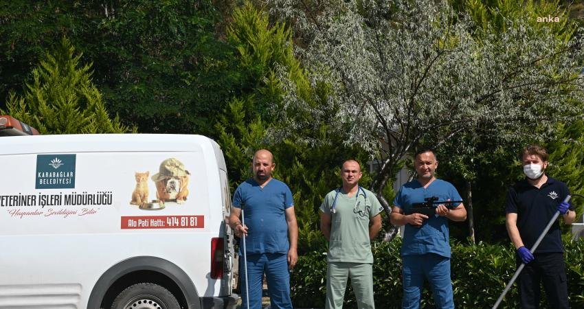 Karabağlar Belediyesi Veteriner İşleri Müdürlüğü bünyesinde oluşturulan kurban yakalama timi