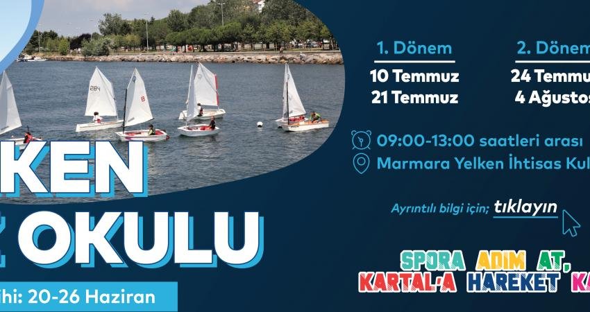 Kartal Belediyesi’nin ilçeli çocukları deniz sporlarıyla tanıştırmak amacıyla her yıl