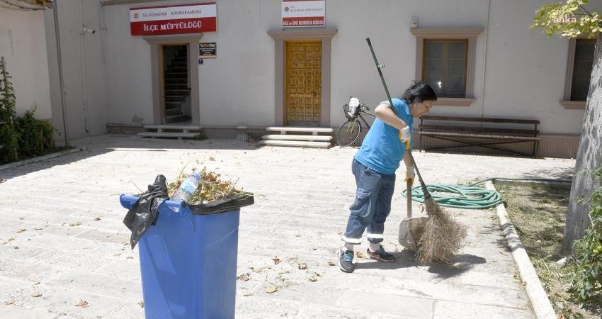 Kuşadası Belediyesi tarafından Kurban Bayramı öncesi yapılan ayrıntılı temizlik ve