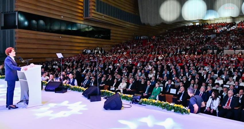 İYİ Parti Genel Başkanı Meral Akşener,  İYİ Parti’nin bugünkü
