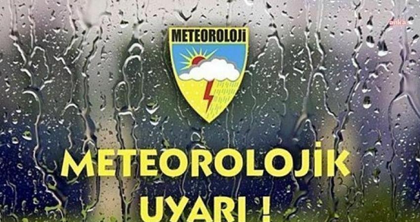 Meteoroloji Genel Müdürlüğü, bugün Osmaniye, Adana'nın kuzeyi, Kahramanmaraş'ın Andırın ilçesi,