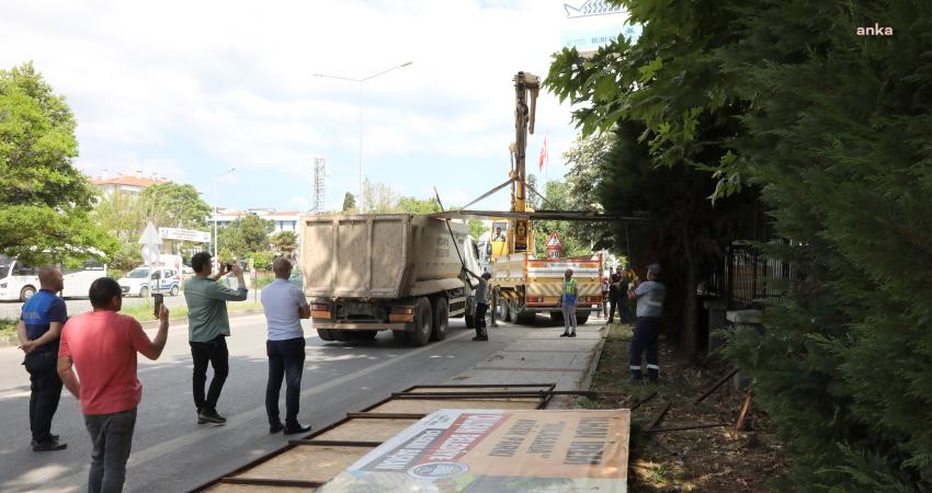 Mudanya Belediye Başkanı Hayri Türkyılmaz, Bursa Büyükşehir Belediyesi’nin ilçede bilgilendirme