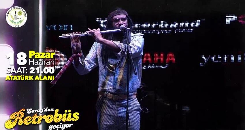 ‘Retrobüs’ grubu, 18 Haziran Pazar günü saat 21.00’de Saray Atatürk