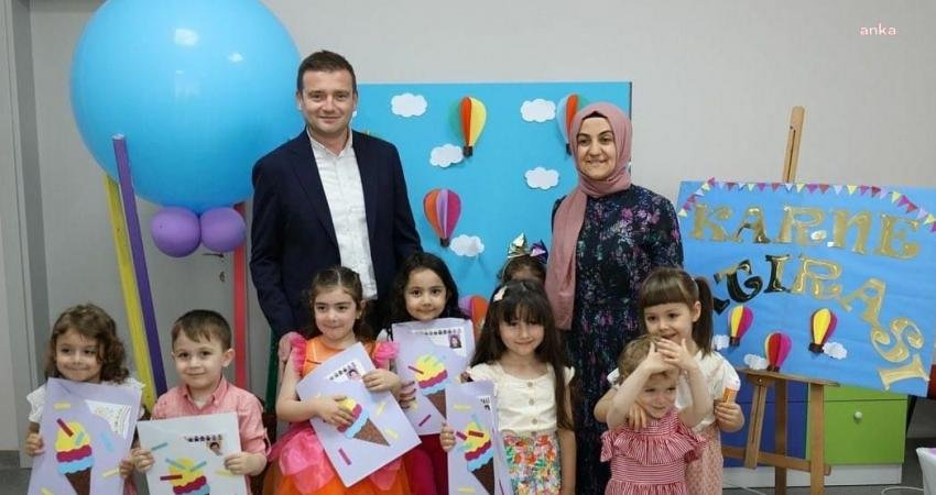 Safranbolu Belediyesi Nazmiye Yeşilyurt Gündüz Çocuk Bakımevi'nin öğrencileri ilk karne