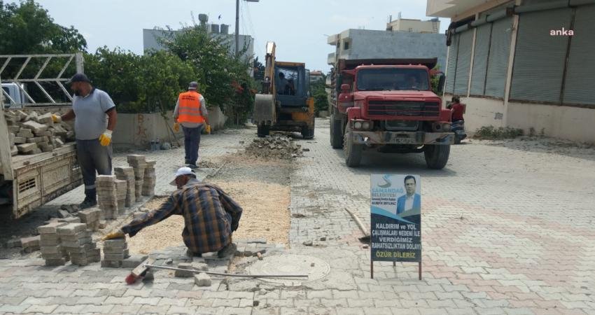 Samandağ Belediyesi ekipleri, Kahramanmaraş merkezli 6 Şubat depremlerinden en ağır