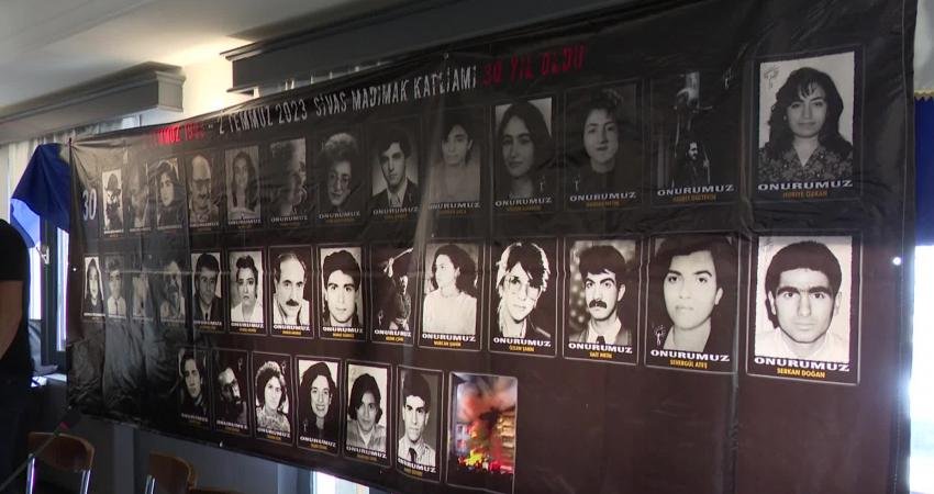 Pir Sultan Abdal Kültür Derneği (PSAKD), Sivas’taki Madımak Otel’de katledilenleri