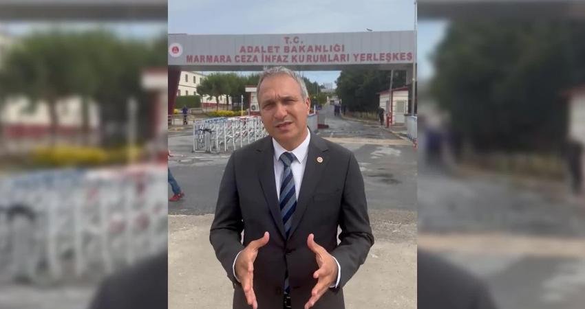 CHP İstanbul Milletvekili Suat Özçağdaş, Gezi davası tutuklularından Türkiye İşçi