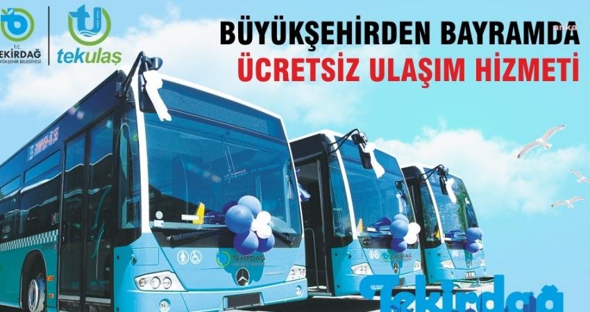 Tekirdağ Büyükşehir Belediyesi iştiraklerinden TEKULAŞ tarafından işletilen toplu taşıma araçlarının faaliyet