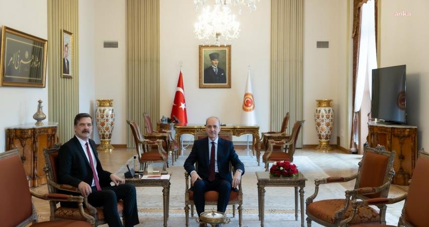 Türkiye İşçi Partisi (TİP) Genel Başkanı Erkan Baş, TBMM Başkanı