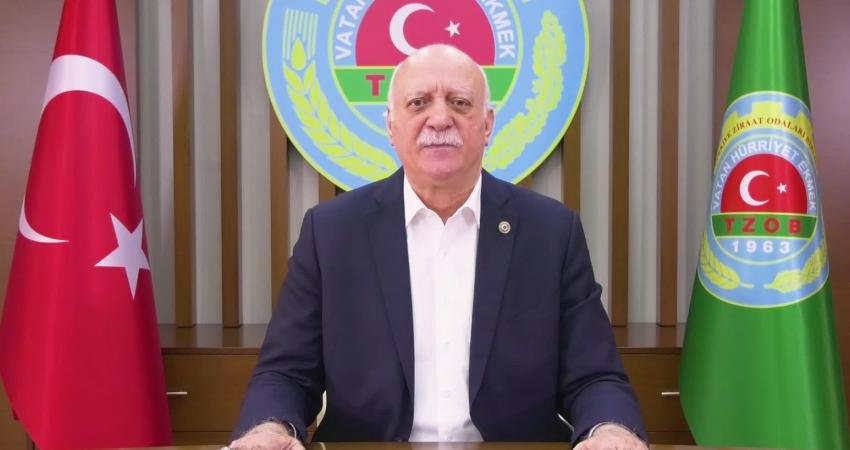 Türkiye Ziraat Odaları Birliği (TZOB) Genel Başkanı Şemsi Bayraktar, tarımda