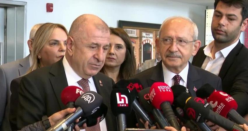 Zafer Partisi Genel Başkanı Ümit Özdağ, bugün CHP Genel Başkanı