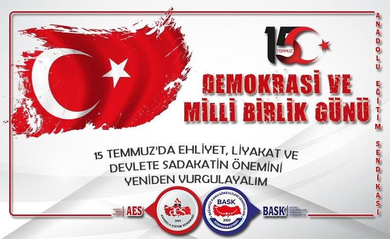 Demokrasi ve Millî Birlik Günü ve Devletin içinde çöreklenmiş hain bir