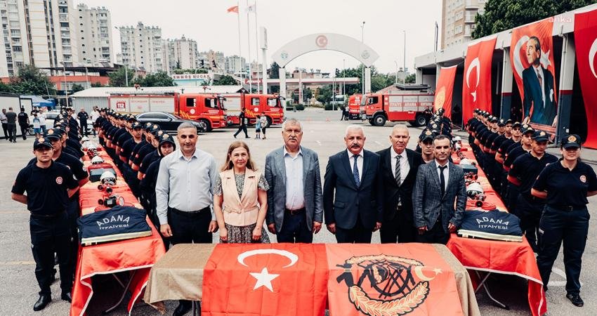 Adana Büyükşehir Belediyesi İtfaiye Daire Başkanlığı’na alınan 70 itfaiye eri,