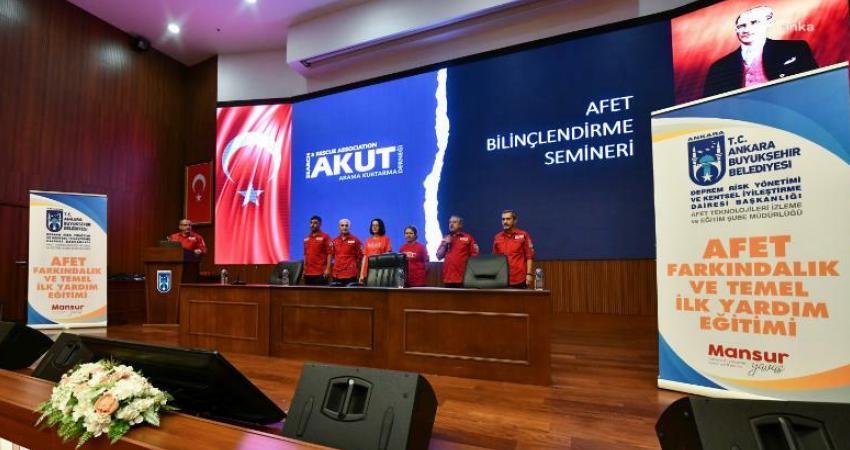 Ankara Büyükşehir Belediyesi, Afet Farkındalık ve Temel İlk Yardım Eğitimlerini