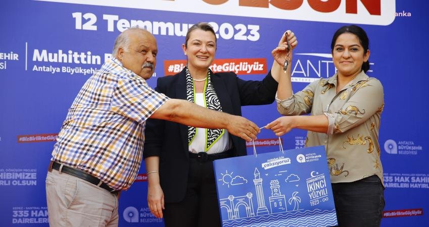 Antalya Büyükşehir Belediyesi, Kepez-Santral Mahalleleri Kentsel Dönüşüm Projesi’nde F-2 parselde